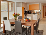 the dining area