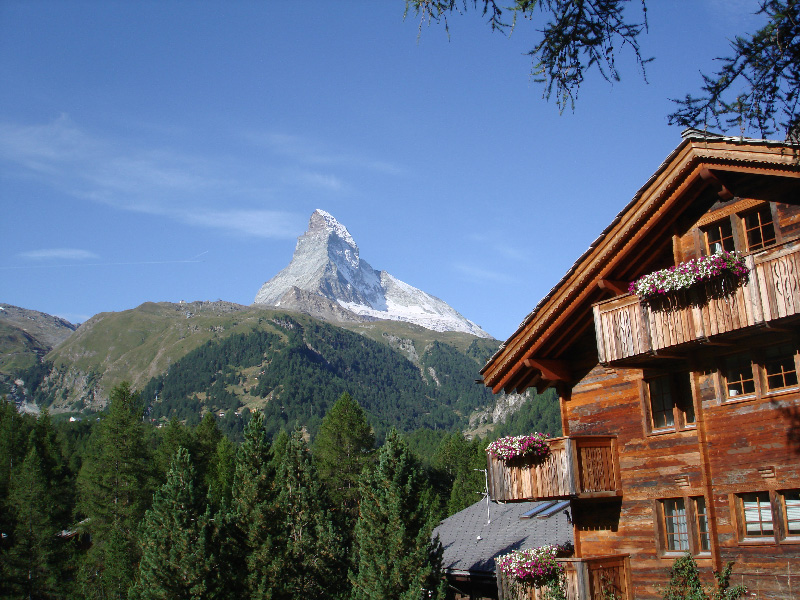 large view from Casa D'Amore :: Zermatt Apartment Rentals