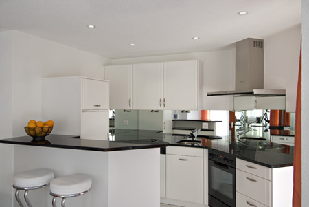 Large view of the kitchen