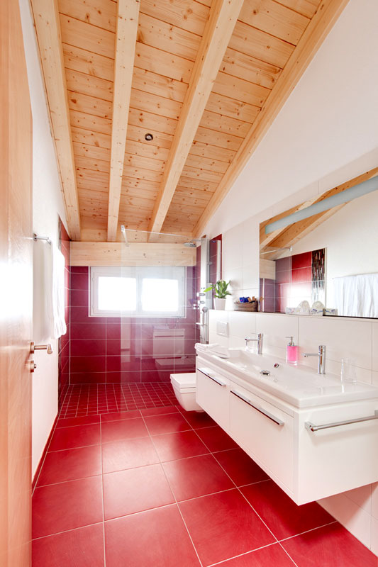 Large view of the dining area with its stunning picture windows