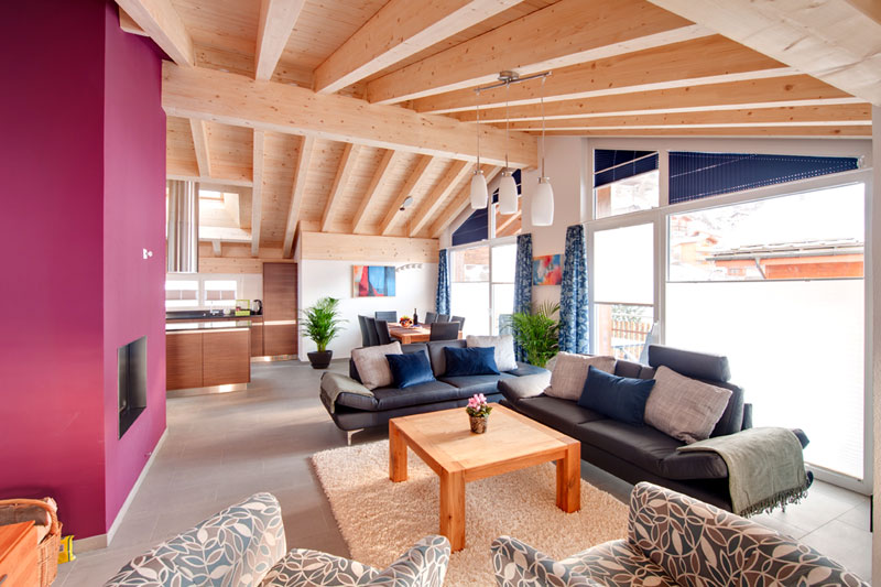 Large view of one of the lounge