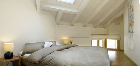 Large view of one of the bedrooms