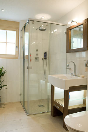 enlarged shot of shower