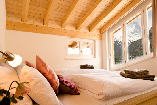 Large view of one of the bedrooms