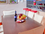 a view from the dining area