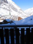 the view to town