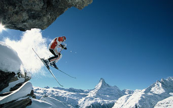 Pocket Rocket gets air over the Matterhorn