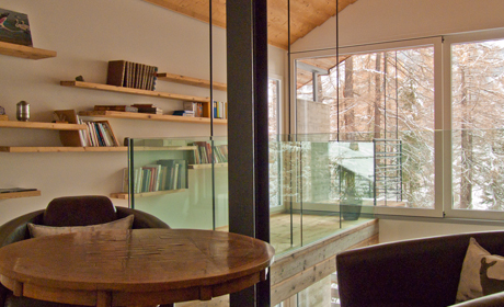 Haus Sunnubiela mezzanine study