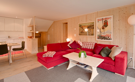 Open plan living space