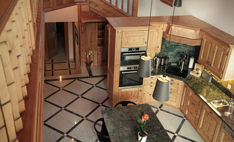 kitchen from mezzanine